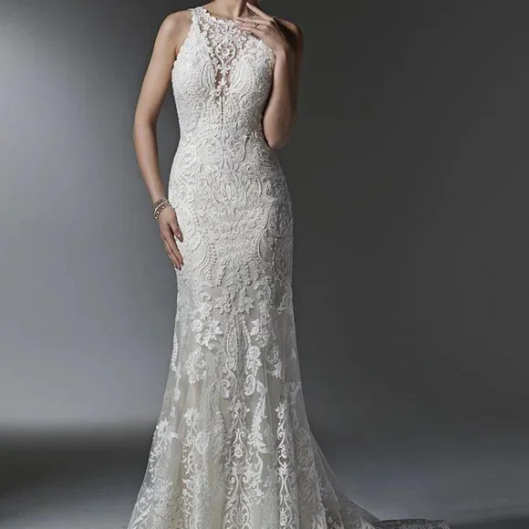 Sottero and Midgley Winifred Bridal Gown Size 10 ALTERED - Picture 1 of 16